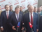 Анатолий Локоть выступил на пресс-подходе Пленума ЦК КПРФ